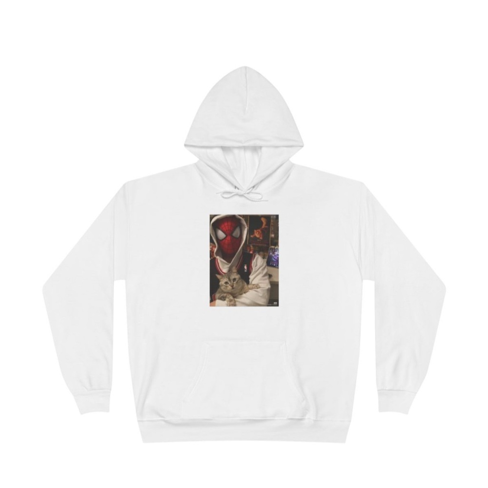 Spider-Man with Cat Print hoodie